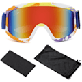 Miniatyrbillede 1 af 5: Skibriller, Snowboardbriller, PC-materiale, Anti-ultraviolet, Åndbart design, Til skiløb, skøjteløb, klatring, cykling, unisex (1 stk., blå)