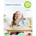 Miniatyrbild 5 av 5: Lunchlåda för vuxna 1330 ml Bentolåda med 6 fack, med bestickset, läcksäker lunchlåda, blå