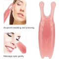 Miniatyrbild 3 av 5: Gua Sha Ansiktsverktyg, Näsmasssage Hög Näsbro Scraper Gua Sha Massagverktyg för Näs Käklinje Formning Svullnad Reducerande (Rosa)