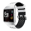 Miniatyrbild 1 av 3: Silikonersättningsband för Fitbit Ionic Smart Watch (kompatibel med )