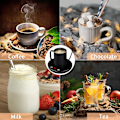 Miniatyrbillede 2 af 2: Kaffevarmer til skrivebord, elektrisk kopvarmer til hjemmet, elektrisk drikkevarmer til kakao, te, mælk (uden kop)