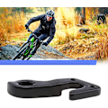 Miniatyrbild 3 av 5: 2-pack cykel bakre växel, växelöron krok svart aluminium bakre krok
