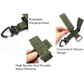 Miniatyrbillede 3 af 5: 4 stk. Nylon Handskeholder Taktisk Udstyr Handske Rem Justerbar Arbejds Handskeholder