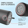Pikkukuva 2 / 5: Kannettava langaton kaiutin Bluetoothilla, 10 metrin Bluetooth-kantama, IPX4 vedenkestävä Bluetooth 5.0 ulkoiluun, urheiluun, matkustamiseen, musta