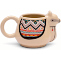 Miniatyrbillede 1 af 5: Lama krus, keramik beige 16,5 x 8,5 x 7 cm