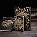 Miniatyrbillede 5 af 5: Træjournal, skrivejournal, A5 linjeret journal, 200 sider, rejsedagbog og notesbøger til at skrive i, gave til forfattere og rejsende, mænd eller kvinder Tree(Bronze) 8.4x5.7In