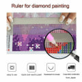 Miniatyrbillede 4 af 5: 5D Diamant DIY Værktøj Rustfrit Stål Lineal Tegning Flourish Maleri Mesh Linjer Skærm Broderi Billeder Kunst Håndværk 520 Tomme Gitre