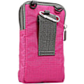 Pikkukuva 3 / 5: Matkapuhelimen vyölaukku, crossbody-matkapuhelinlaukku, ulkoilmatkan nylon olkalaukku, vyölenkillä ja karabiinihaalla rose Red 9*16.5*3.0CM