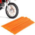 Miniatyrbillede 1 af 5: 72 stk egerbeskyttere egerbeskyttere egerbeskyttere fælgbeskyttere til universal motorcykel motocross dirtbikes cykel Orange