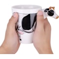 Miniatyrbillede 4 af 5: Stor kaffekop 3D sød morgenkaffe vandkrus kreativ keramisk kontorkrus med dyr