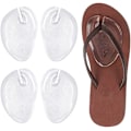 Miniatyrbild 1 av 5: 4 st/2 par Flip Flop Sandaler Pads Flip Flops Slitstarka Tåskydd Gel Tå Post Mat