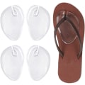 Miniatyrbillede 1 af 5: 4 stk./2 par Flip Flop Sandaler Pads Flip Flops Slidstærke Tåbeskytter Gel Tåpind Mat