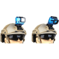 Miniatyrbilde 4 av 5: 90 graders rotasjon militærhjelm fastmontert baseadapterbrakett for videokamera