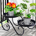 Miniatyrbild 1 av 5: Tier Black Inomhus Växtställ, Metall Växtställ, Rostfri Inomhus Utomhus Växt Hylla, Blomkruka Hållare, Blomhylla Display Stativ