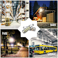 Miniatyrbilde 5 av 5: 60W LED-maispære, 500W-ekvivalent pære, 7200 lumen superlys E27, 6000K kald hvit, for lagerverkstedgarasje (6000K kald hvit)