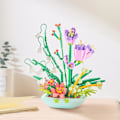Miniatyrbillede 3 af 4: Mini Bricks Buket Blomster Byggesæt, Byg et Blomster Byggeklodser Sæt til Voksne Legetøj, Sød Botanisk Samling Gave til Piger