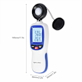 Miniatyrbilde 2 av 5: Digitalt Luxmeter WT81 Lux Meter Bærbar Lysmåler Tester 0-200 000 Lux Test Illuminometer Lysstyrke Tester Data Lagring