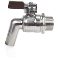 Miniatyrbilde 1 av 5: Rustfritt stål øl 1/2\" tappkran for HomeBrew fatfermenter vin øl drikke juice dispenser tapp drikkefat (1/2)