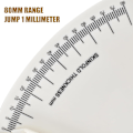 Miniatyrbild 4 av 5: Pålitlig Hudvecksmätare, 0-80MM Precisions Hudvecksmätare, Kroppsfettmätare Lättlästa Data, Mät Hudvecksmätare