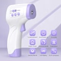 Miniatyrbillede 2 af 5: Voksen pandetermometer Infrarødt termometer med feberalarm 2 i 1 Kontaktfri pandetermometer med hukommelsesfunktion, LCD-display