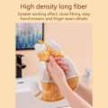 Miniatyrbillede 2 af 5: Køkken og badeværelse dekorative håndklædesæt, Chenille hængende håndklæde mikrofiber plys