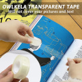 Miniatyrbilde 3 av 5: 12 ruller med gjennomsiktig tape, klar tape, allsidig gjennomsiktig blank tape for kontor, hjem, skole