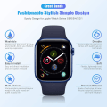 Miniatyrbilde 2 av 5: Sport Band Kompatibel med Apple Watch iWatch Band unisex, Myk Silikon Rem Armbånd for Apple Watch 3 6 5 4 2 1 SE Deep Navy 38mm/40mm M/L