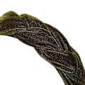 Miniatyrbilde 4 av 5: Fløyelshodebånd for kvinner, polstret flettehåraccessoirer (4 farger, 4 pakker)