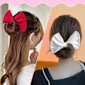 Miniatyrbillede 5 af 5: Bollemaskine, deft Bun, Stilful Damehårmager, Multifarvet Klud Velcro Clip & Twist Tool 4 stk.