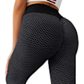 Pikkukuva 1 / 2: Koulutus-, jooga- ja vapaa-ajan leggingsit mustat black XL