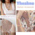 Pikkukuva 4 / 5: Boho-tyylinen kerrostettu kolikkoketjun kaulakoru hopeassa Silver