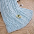 Miniatyrbild 4 av 5: Konstgjord Pälsfilt, Supersoft Lätt Shaggy Fuzzy Filt Varm Mysig Plysch Fluffig Dekorativ Filt för Soffa, Säng, Stol
