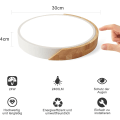 Miniatyrbilde 2 av 5: LED Taklampe, Tretaklampe, 24W Runde Lys, Hvitt Lys 6500K, Ø30CM
