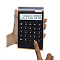 Miniatyrbilde 5 av 5: Elektrisk kalkulator for hjemmekontor med 10-sifret LCD-skjerm (rød)