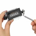 Miniatyrbillede 2 af 5: Mekanisk tæller, D67F 5-cifret tæller 0-99999 Manuel mekanisk nulstilling Manuel slagtæller til trykpresse, automatisk digital tæller