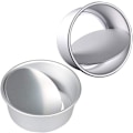 Pikkukuva 1 / 5: 2 kpl tarttumatonta pyöreää kakkuvuokaa irrotettavalla pohjalla kakun paistamiseen pyöreä kakkuvuokasetti 8inch
