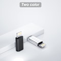 Pikkukuva 3 / 5: Micro USB -naaras - Lightning -uros latausadapteri (3 kpl) Android-latauskaapeliportin liitin iPhone/iPad-latauskaapelille, datamuunnin