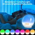 Pikkukuva 4 / 5: Herätyskello LED-radiolla, kirkas aamuhälytys, yövalo, torkkutoiminto