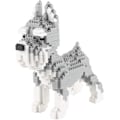 Miniatyrbillede 1 af 5: Mikro Byggeklodser Mini Kæledyrs Byggelegetøj Klodser til børn Schnauzer 6 x 2 x 6 inches