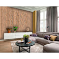 Miniatyrbild 3 av 5: Brun Trätapet, Modern Skandinavisk Stil 3D Träplankor - 3m x 0.60m (L x B)
