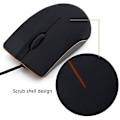 Miniatyrbillede 4 af 5: Kablet mus, højre- eller venstrehåndet USB-kablet computermus, ergonomisk computermus med holdbare klik til pc, computer, bærbar computer (sort)