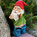 Miniatyrbild 4 av 4: Mood Lab Trädgårdstomte - Byxor Ner Tomte - 9,3 Tum Hög Staty Trädgård Figur