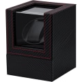 Miniatyrbillede 1 af 5: Automatisk ur-optrækningsboks PU Quad Single Automatisk ur-display opbevaring armbåndsur