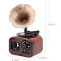 Miniatyrbilde 4 av 5: Retro Grammofon Musikboks Hjemme Skrivebordsdekorasjon Musikalsk Gave, Miniatyr Grammofonsformet Musikboks