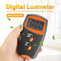 Miniatyrbillede 4 af 5: Høj nøjagtighed miljømæssig illuminometer, 0-100.000 digital luminometer LCD-display lysmåler test, uden batteri inkluderet LX1010BS