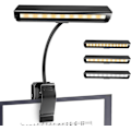 Miniatyrbillede 1 af 5: 19 LED Musikstandlys, Klips på Musikstandlys, USB Genopladelig Pianolæsningslys, 3 Farver, til Klaver, Læsning, Orkester