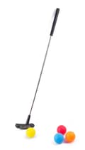 Golfset putter + 4 bollar