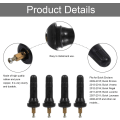 Miniatyrbilde 2 av 5: 4 stk TPMS ventilstamme, dekktrykk sensor ventilstamme bil dekkventil TPMS dekkventil