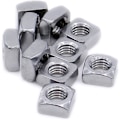 Miniatyrbilde 2 av 3: M10 (10mm) firkantet mutter (avfaset) - rustfritt stål (A2) (pakke med 20)