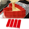 Formbar Silikon Bakeform / Kakeform - Justerbar red